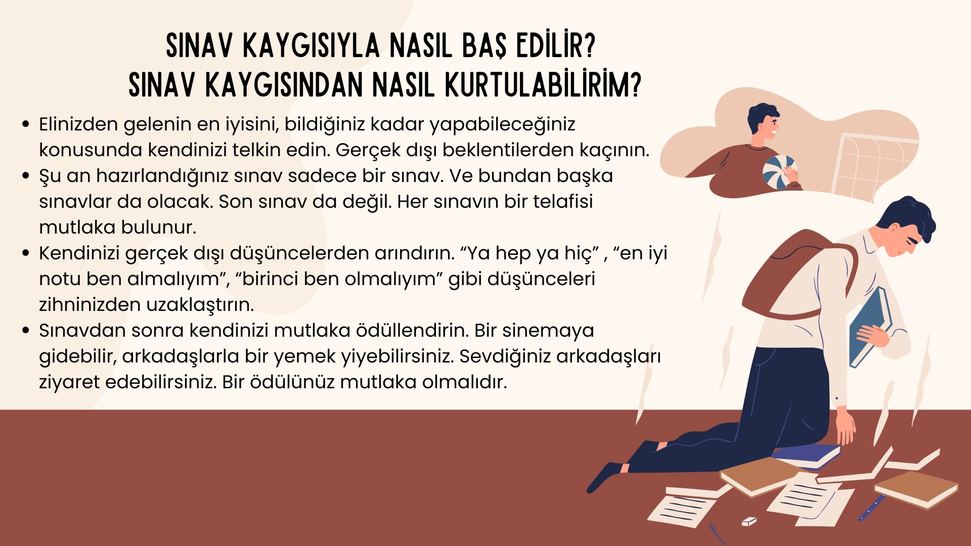 Sınav Kaygısıyla Nasıl Baş Edilir?  Sınav Kaygısından Nasıl Kurtulabilirim?